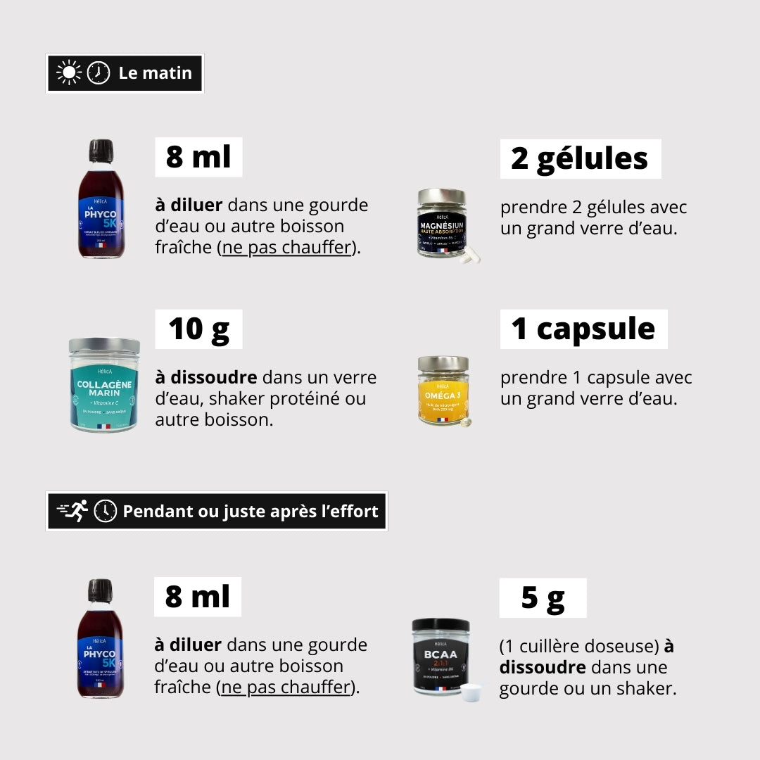 Conseils de consommation pack préparation physique et mentale