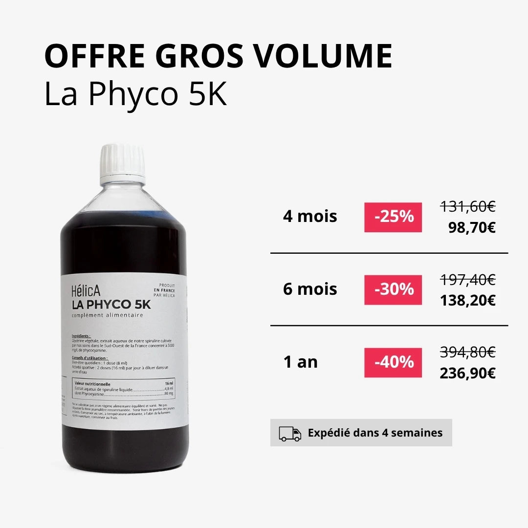 Tarifs gros volume La Phyco 5K