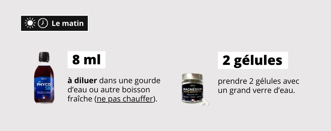 Conseils de consommation Pack Confort Musculaire