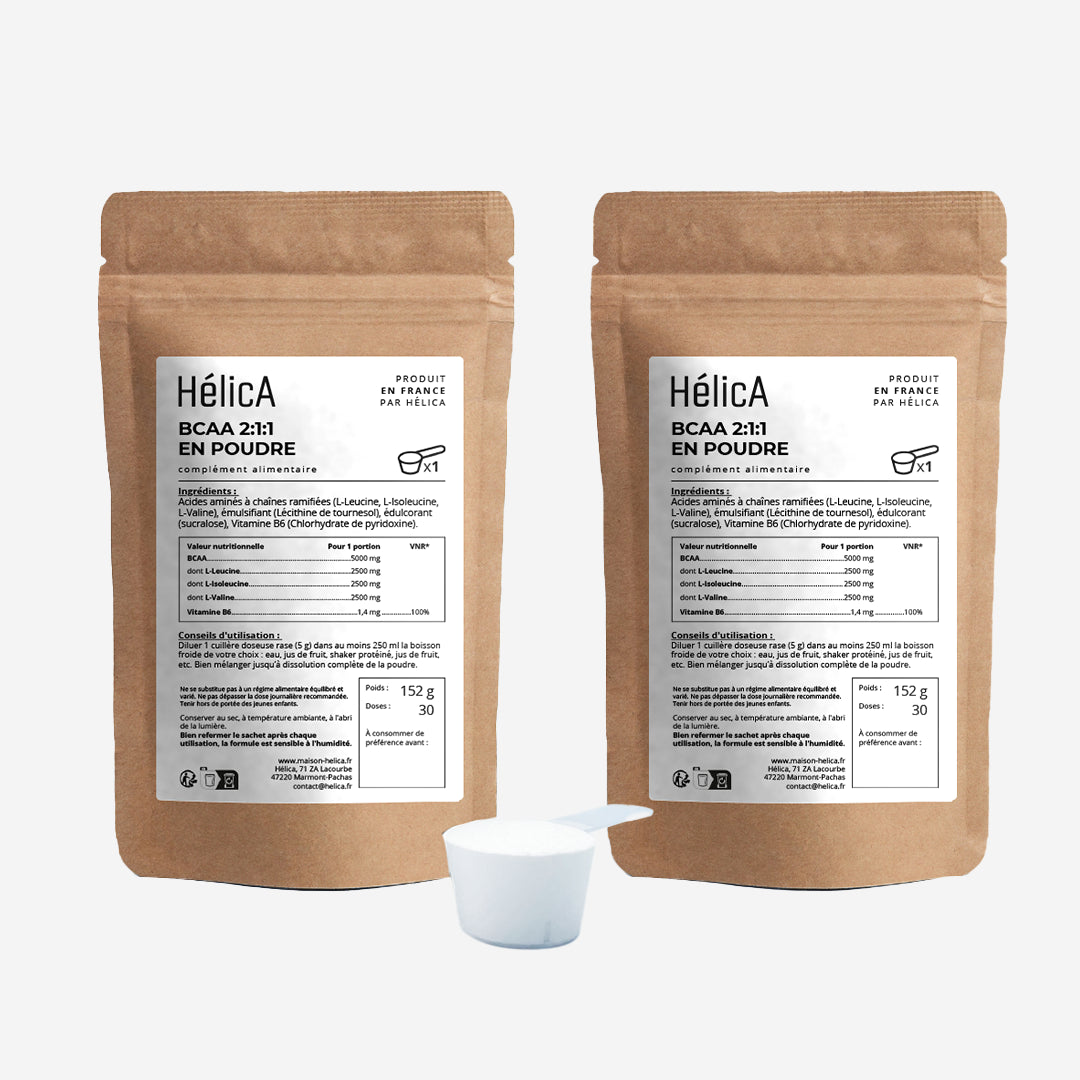 BCAA HélicA Recharge 60 doses