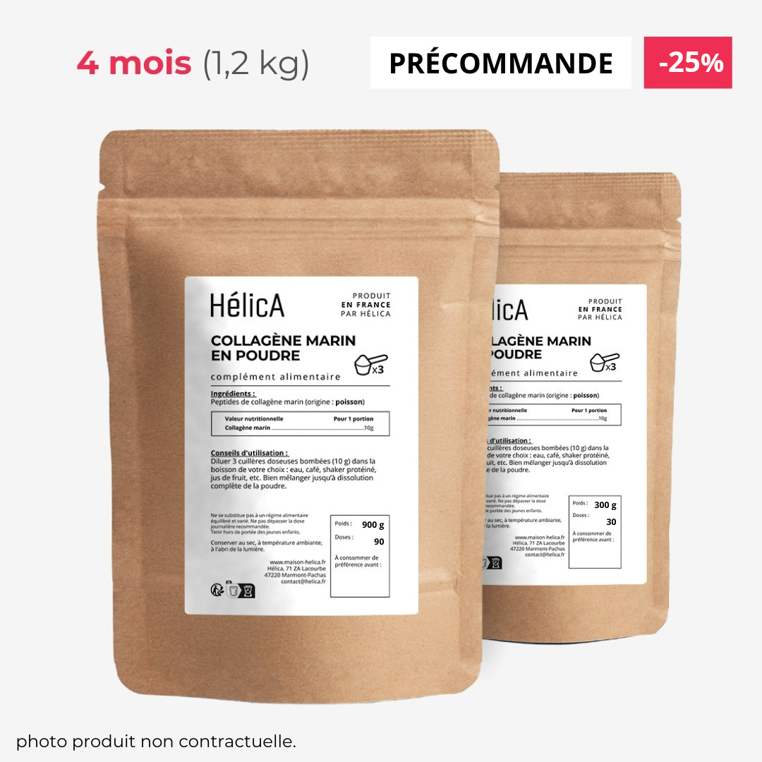 Précommande Collagène marin  4 mois 1,2 kg -30%