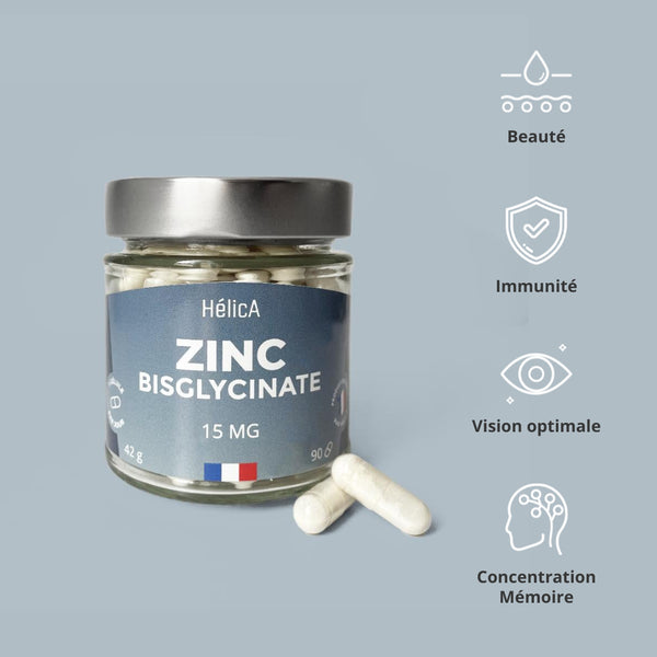 Les bienfaits du zinc : Beauté, Immunité, Vision, Concentration, Mémoire