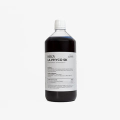 Une bouteille d'un litre de phycocyanine HélicA