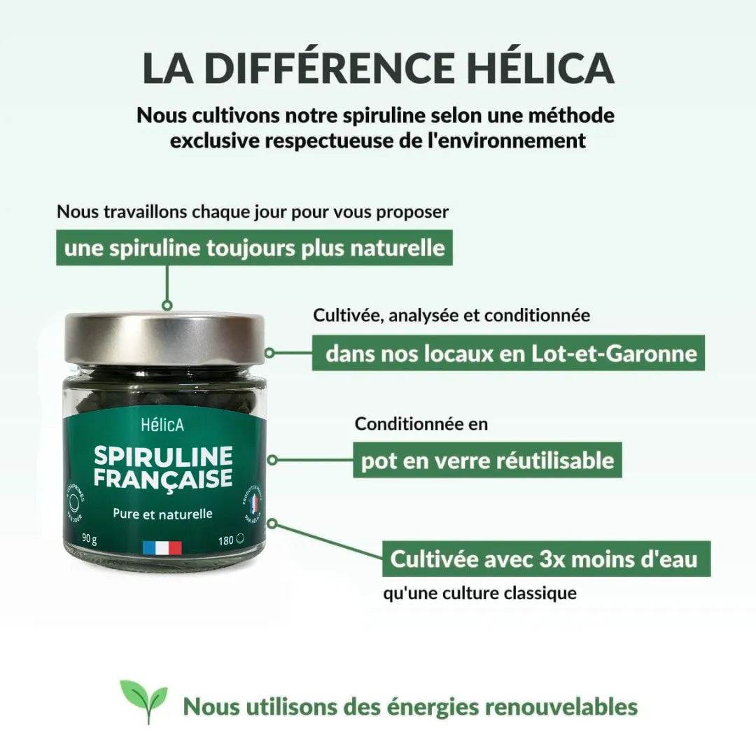 Spiruline Française Pure et Naturelle