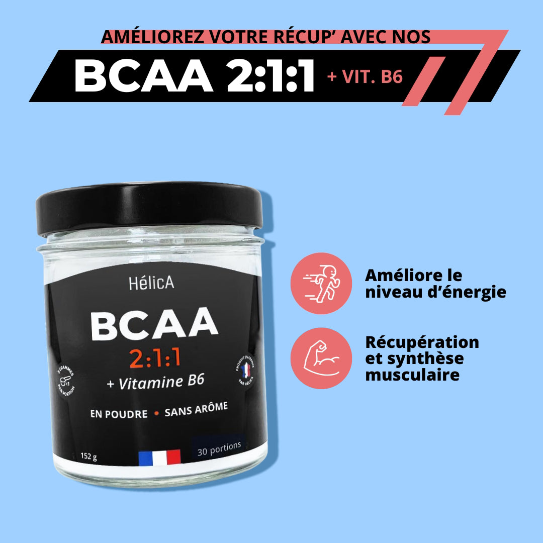Bienfaits des BCAA pour la récupération musculaire