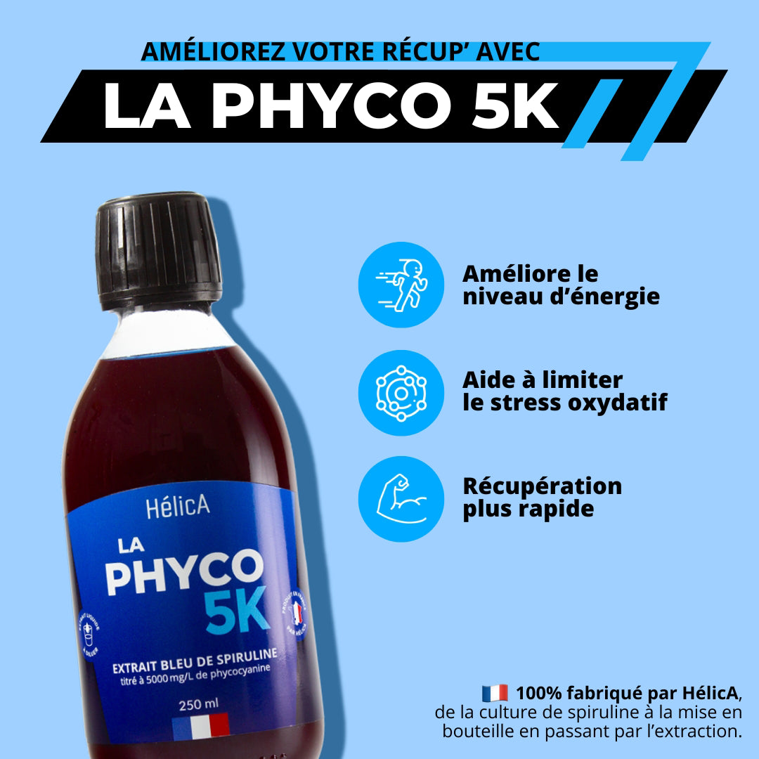 Bienfaits de La phyco 5K pour la récupération musculaire