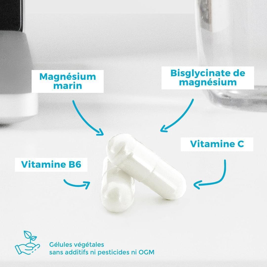 Composition gélules magnésium