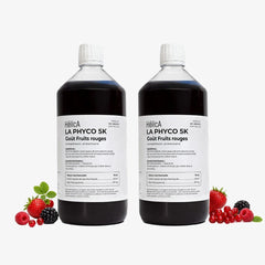 Format économique phycocyanine aromatisée fruits rouges 2 bouteilles d'un litre