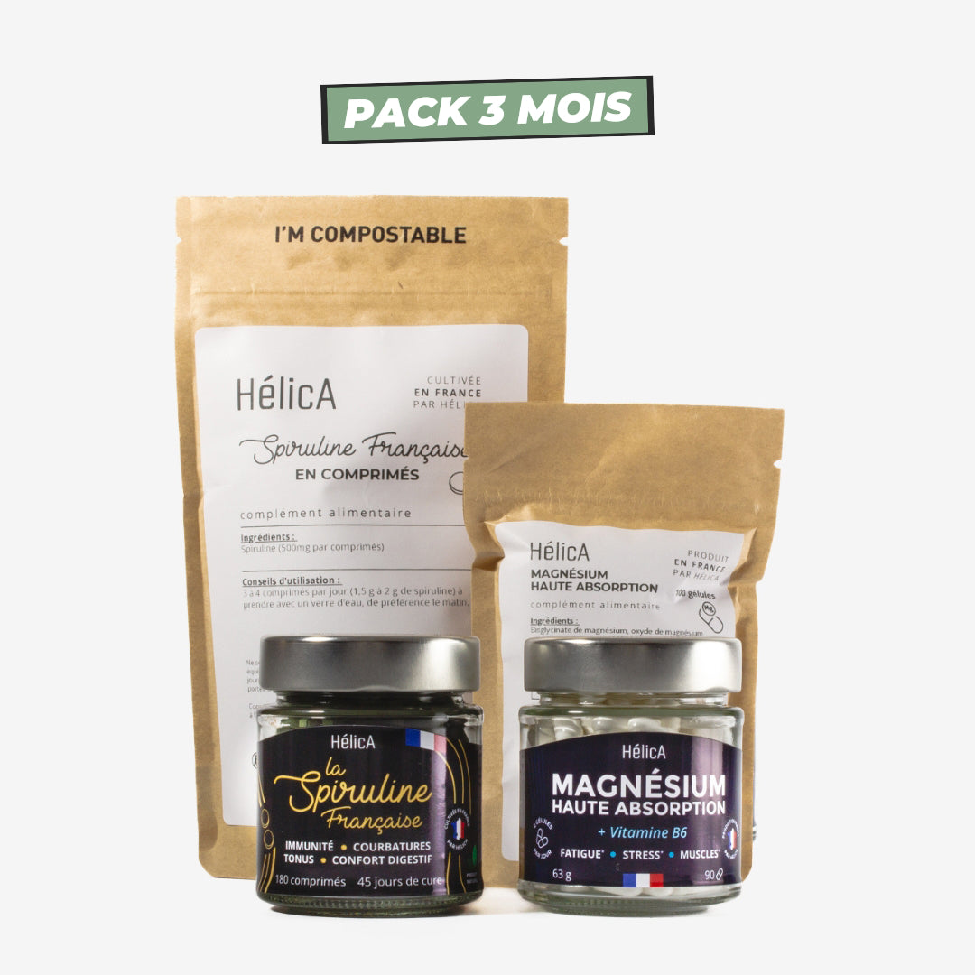 Pack 3 mois confort intestinal HélicA