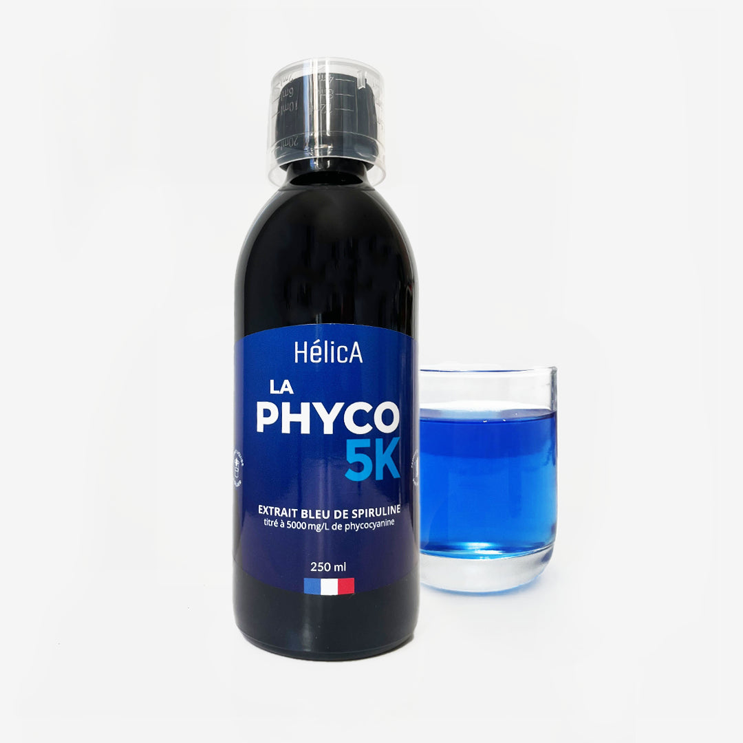 Translation missing: fr.La Phyco 5k extrait de spiruline bleu HélicA