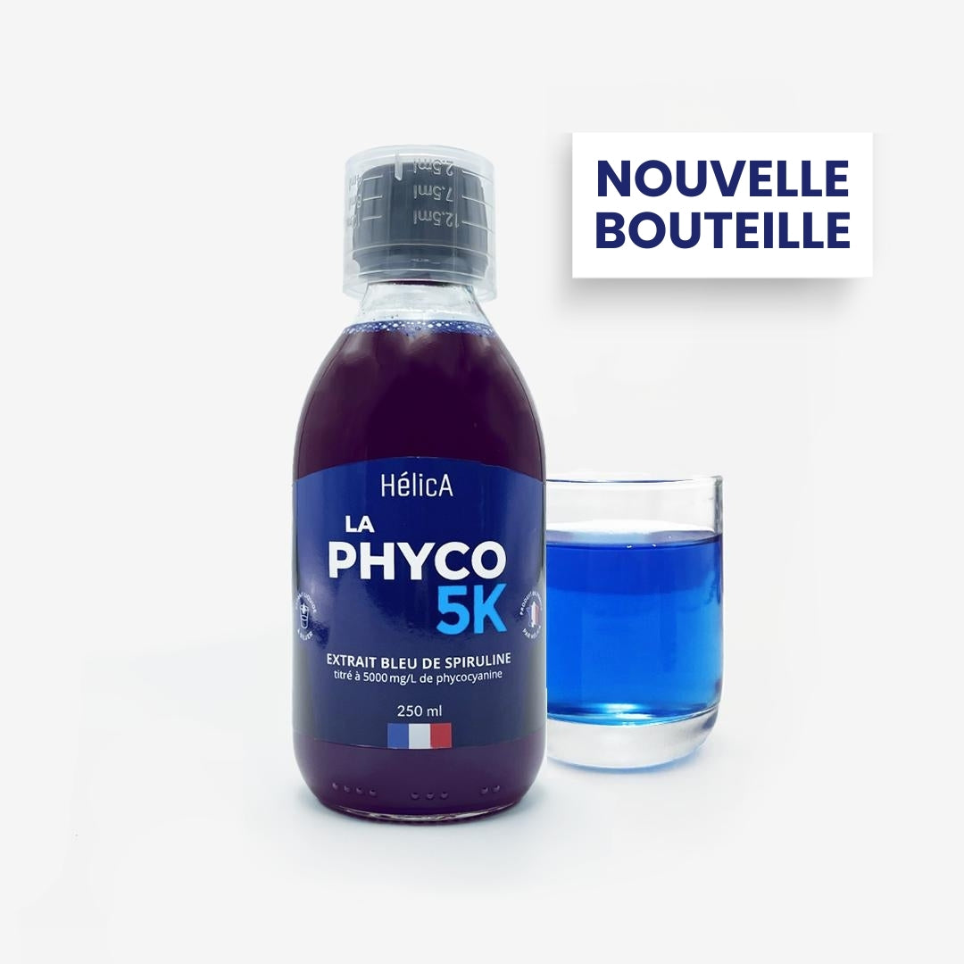 Translation missing: fr.La Phyco 5k extrait de spiruline bleu HélicA